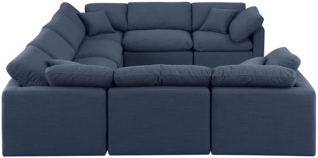 Meridian Furniture Indulge 8-Piece Navy Modular Sectional-1