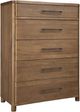 Modus Furniture Hollis Cabin Glow 5-Drawer Chest-0