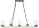 Uttermost® Edgecomb Faux Beechwood/Matte Black 10-Light Indoor-Outdoor Chandelier-0
