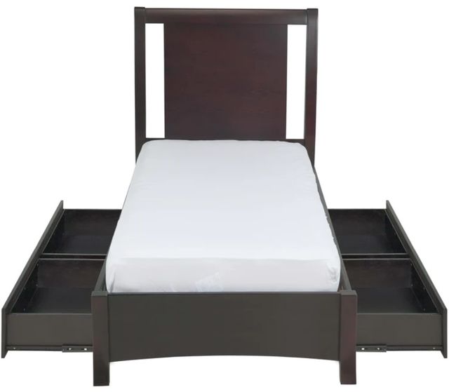 Modus Furniture Nevis Espresso Full Low Profile Storage Bed-2