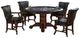 American Heritage Billiards Full House 5-Piece Poker Table Set-0