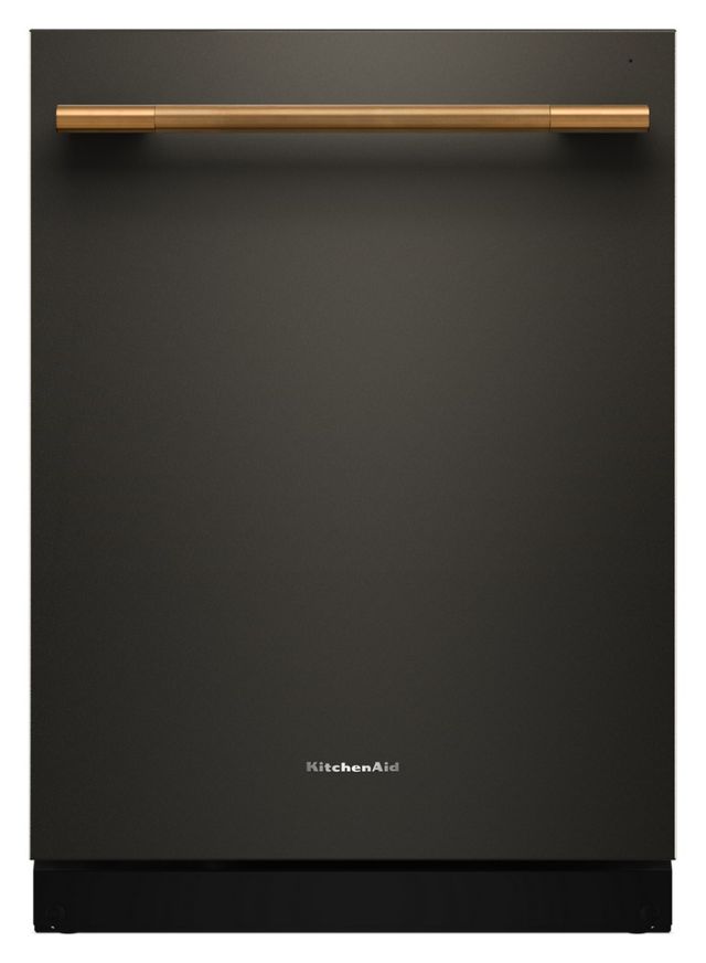 KitchenAid® 24" Black Ore 360° Max Jets™ Third Rack Top Control Built-In Dishwasher with ProDry™ System-2