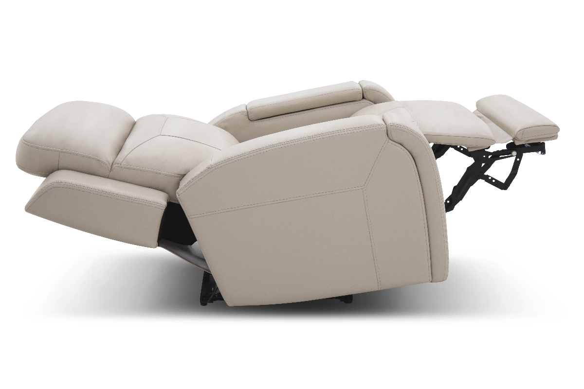 Moto Motion 828 Bone Leather Media Power Recliner | Miskelly Furniture