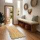 LR Home Scallop Denim/Natural 3'x8' Runner-5