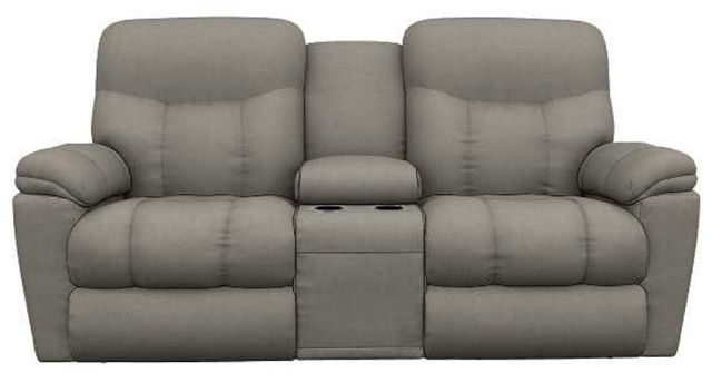 La-Z-Boy® Morrison Fog Manual Reclining Loveseat with Console-1