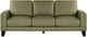 Leather Italia™ Cambria Vaughn Green Clover Sofa-0