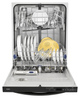 Whirlpool® 24" Built In Dishwasher-Black-3