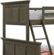 Intercon San Mateo Gray Youth Twin/Full Bunk Bed-2
