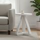 Crestview Collection Triad Off-White End Table-1