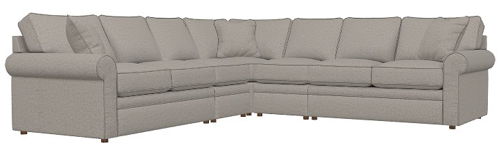 Mocha❖　0203 La-Z-Boy® Collins 5-Piece Mocha Sectional | Ogden's Superstore