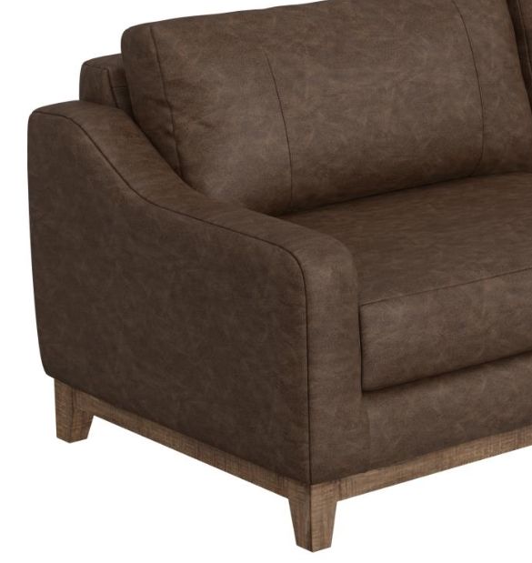 International Furniture Direct Olivo Brown 62" Loveseat-4