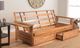 Kodiak Furniture Phoenix Suede Black/Butternut Full Storage Futon with Mattress-3
