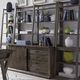Liberty Furniture Stone Brook 2-Piece Rustic Saddle Jr Executive Credenza Set-1