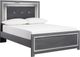Signature Design by Ashley® Lodanna 4-Piece Gray Queen Upholstered Panel Bed Set-1