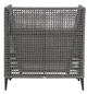 Ratana Genval Black/Grey Highback Chair-1