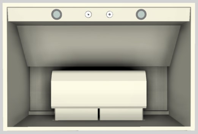 Vent-A-Hood® 36" Biscuit Wall Mounted Range Hood-2