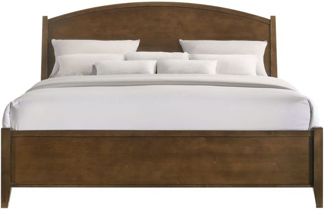 Intercon Andover Walnut King Arched Panel Bed-1