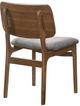 Armen Living Cirque Lima 5-Piece Walnut Dining Set-4