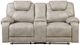 Homelegance® Gainesville Pewter Double Manual Reclining Loveseat with Center Console-2