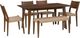 Powell® Cosgrove 6-Piece Brown Dining Set-0