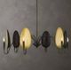 Uttermost® Warwick Matte Black/Matte Gold 6-Light Chandelier-1