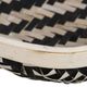 A & B Home 2-Piece Black/White Rectangular Woven Bamboo Tray Set-3