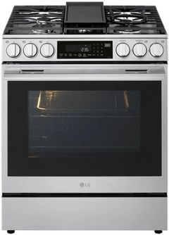 LG 30" PrintProof® Stainless Steel Slide In Gas Range