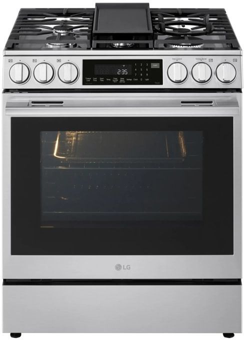 LG 30" PrintProof® Stainless Steel Slide In Gas Range