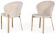 VIG Furniture Modrest Nadia 2-Piece Beige/Rosegold Velvet Dining Chair Set-4