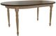 Mavin Customizable 42" x 48" Oval Extendable Dining Table with 18" Leaf-0
