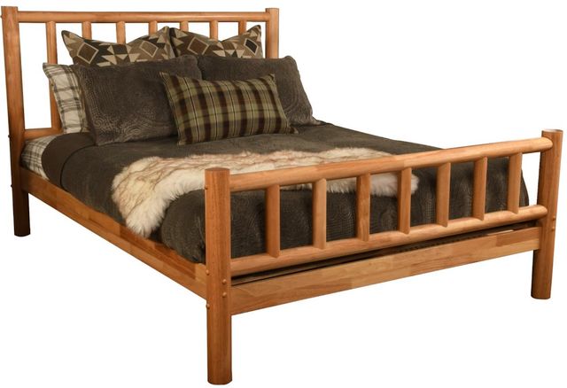 Kodiak Furniture Lodge Natural Queen Panel Bed-0