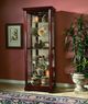 Pulaski™ PFC Victorian Brown Two Way Sliding Door Curio-2
