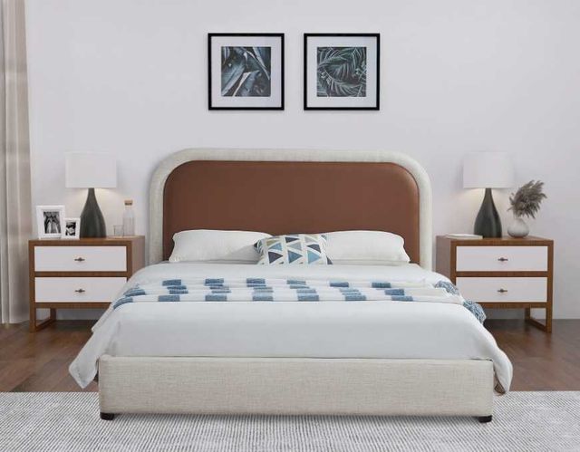 Meridian Furniture Blake Two Tone Queen Bed-1