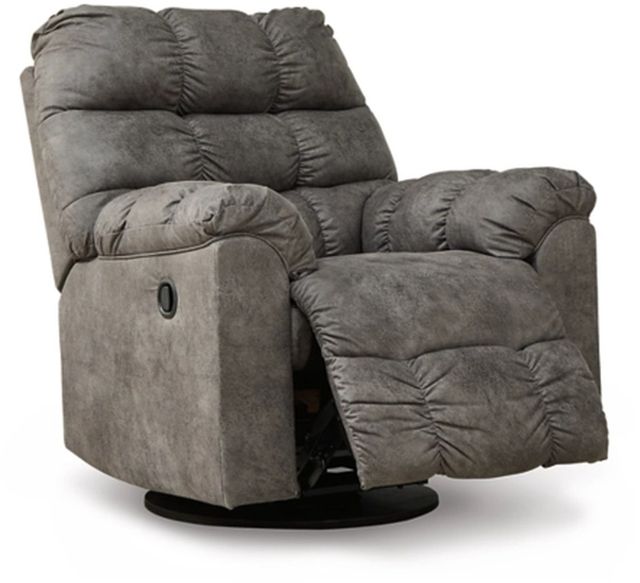 Signature Design by Ashley® Derwin Concrete Swivel Glider Recliner-1