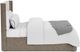 Riverside Furniture Sariel Designer Espresso Queen Upholstered Panel Bed-3