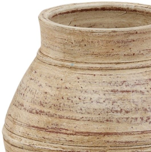 Dovetail Furniture Keegan Antique White Vase-1