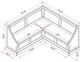 Linon Norah White Breakfast Nook-1