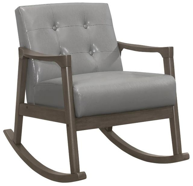 Homelegance® Auden Gray/Light Gray Rocking Chair-0