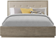 Riverside Furniture Zoey King Urban Gray Low Upholstered Panel Bed-0