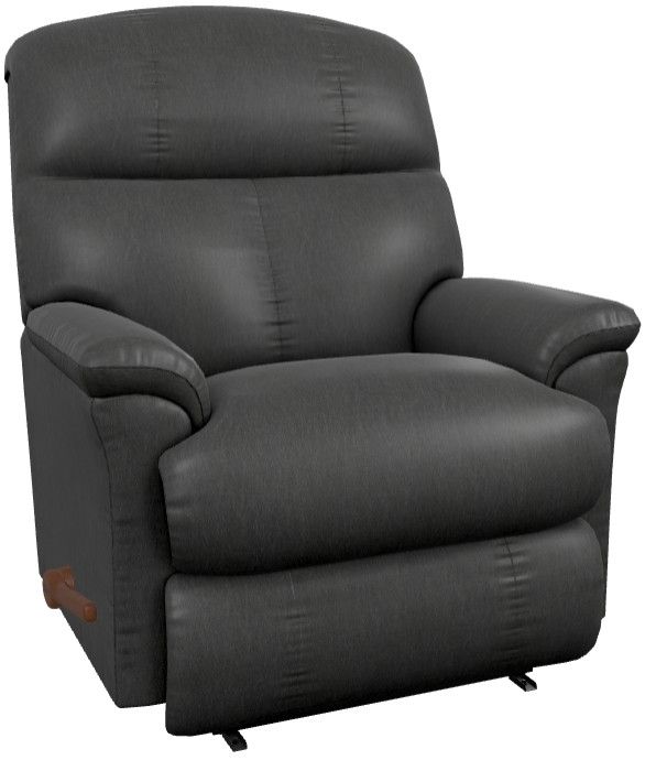 La-Z-Boy® Reed Licorice Leather Manual Wall Recliner-0