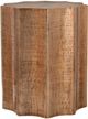 Monarch Specialties Inc. Antique Copper Iron Geometric End Table-0