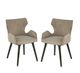 A & B Home 2-Piece Taupe Dining Chair Set-0