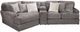 Jackson Furniture Mammoth 3-Piece Smoke Sectional Sofa Set-0