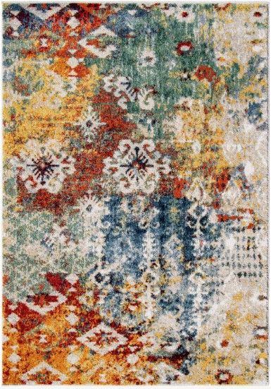 Orian Studio Azure Dark Multi 5'x8' Area Rug-0
