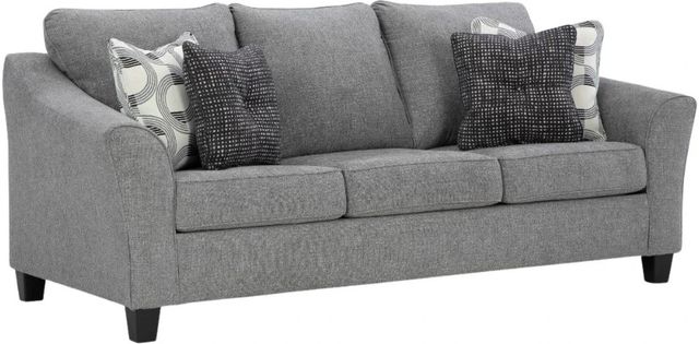 Benchcraft® Mathonia Smoke Queen Sofa Sleeper-0