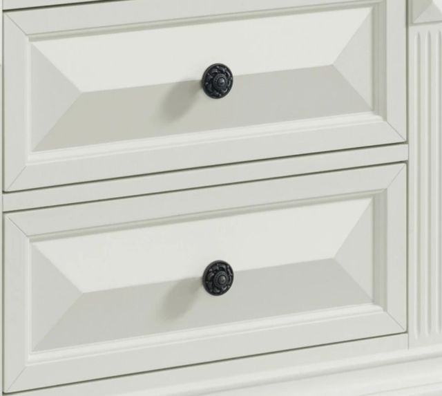 Elements International Bridgestone Antique White Nightstand-1