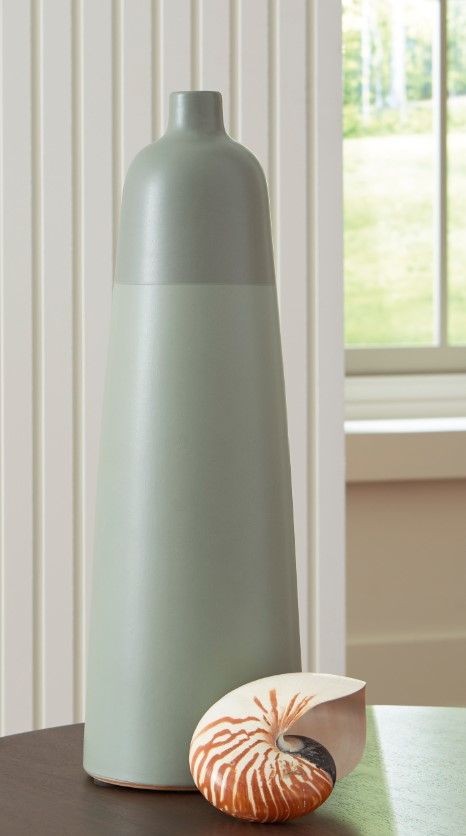 Signature Design by Ashley® Peerland Sage Green 6" Vase-3