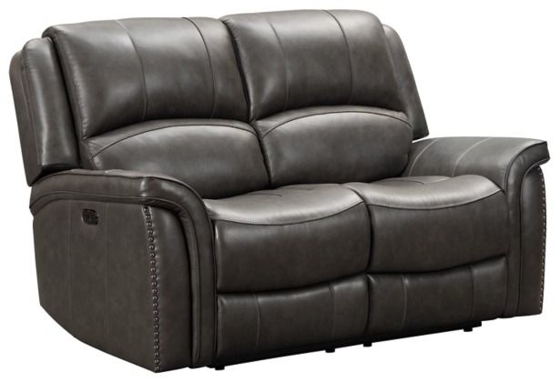 Signature Design by Ashley® Gaspar Gray Power Reclining Loveseat-0
