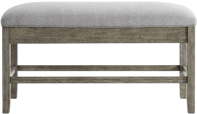 Steve Silver Co. Grayson Ash-Gray/Driftwood Storage Counter Bench-3