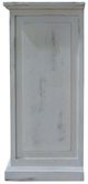 Cottage Creek Furniture Bahari Distressed White/Slate Console with Wooden Knobs-2